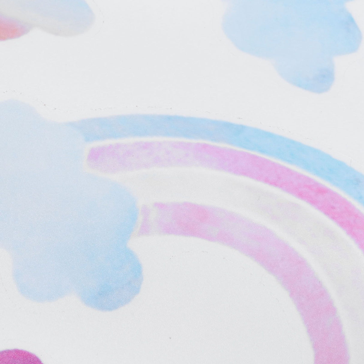 Self Adhesive Wall Sticker Cute Clouds Raindrop Pattern Decal Children's Room Bedroom Decor