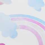 Self Adhesive Wall Sticker Cute Clouds Raindrop Pattern Decal Children's Room Bedroom Decor