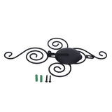 Black Geometric Candle Holder Decoration Fashion Originality Metal Crafts for Bedroom
