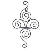 Black Geometric Candle Holder Decoration Fashion Originality Metal Crafts for Bedroom