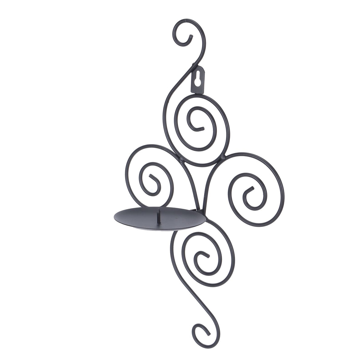 Black Geometric Candle Holder Decoration Fashion Originality Metal Crafts for Bedroom