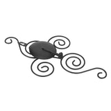 Black Geometric Candle Holder Decoration Fashion Originality Metal Crafts for Bedroom