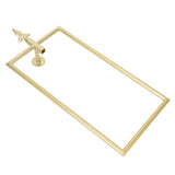 Towel Rack Nordic Style Wall Mounted Rectangular Towels Storage Ring Bathroom Accessory Gold