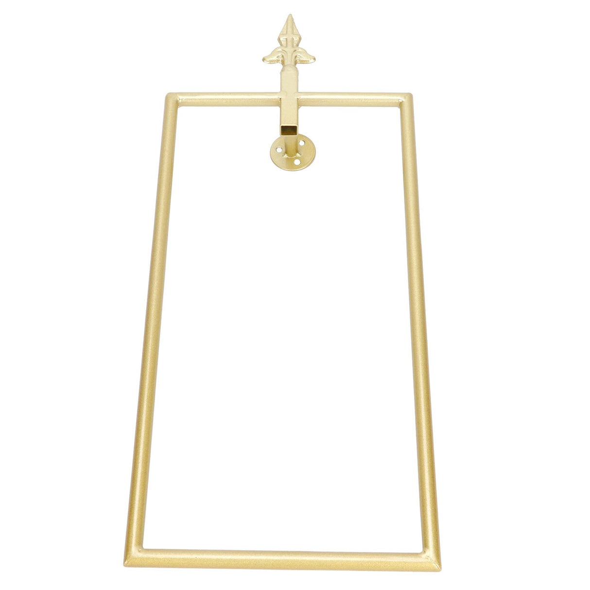 Towel Rack Nordic Style Wall Mounted Rectangular Towels Storage Ring Bathroom Accessory Gold