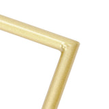 Towel Rack Nordic Style Wall Mounted Rectangular Towels Storage Ring Bathroom Accessory Gold - Extra Image