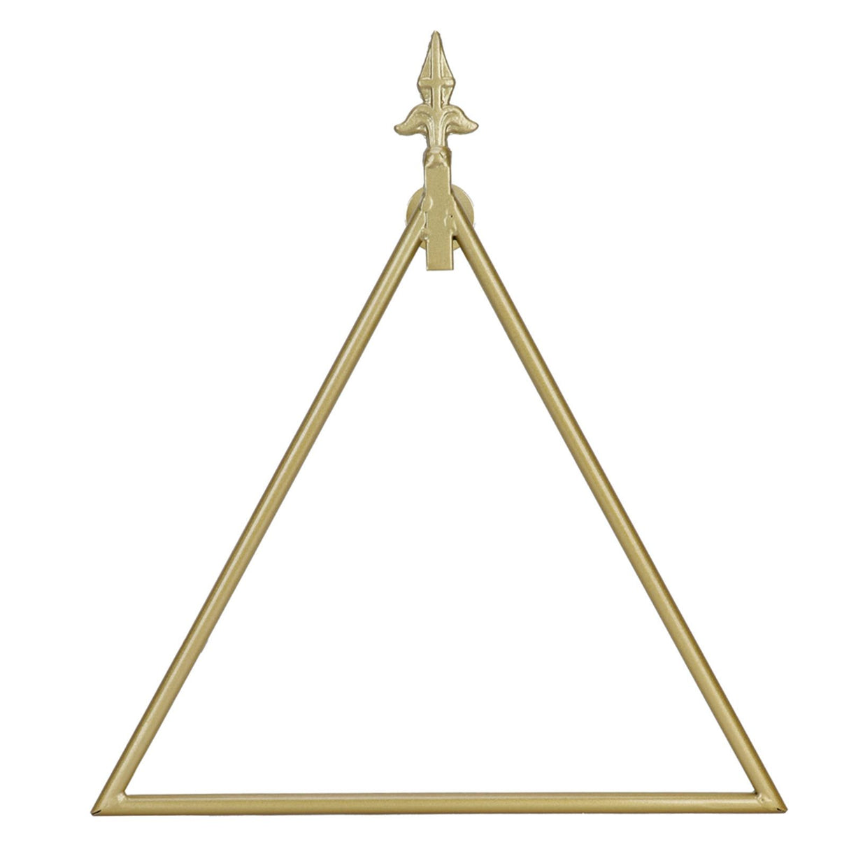 Wall Towel Rack Nordic Style Innovative Triangular Towel Holder Decoration for Bathroom Gold
