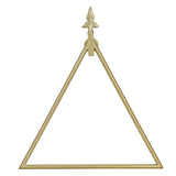 Wall Towel Rack Nordic Style Innovative Triangular Towel Holder Decoration for Bathroom Gold