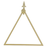 Wall Towel Rack Nordic Style Innovative Triangular Towel Holder Decoration for Bathroom Gold