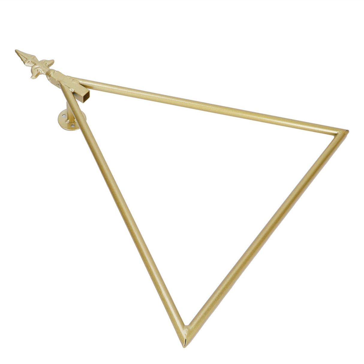 Wall Towel Rack Nordic Style Innovative Triangular Towel Holder Decoration for Bathroom Gold