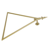 Wall Towel Rack Nordic Style Innovative Triangular Towel Holder Decoration for Bathroom Gold
