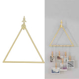 Wall Towel Rack Nordic Style Innovative Triangular Towel Holder Decoration for Bathroom Gold - Extra Image