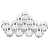 12 Set Mini Candy Box Cake Stand Cupcake Candy Display Plate with Lid Party SuppliesBottom Silver