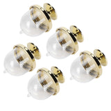 12 Set Mini Candy Box Cake Stand Cupcake Candy Display Plate with Lid Party SuppliesBottom Gold - Extra Image