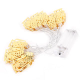 10LED Kerosene Lamp Shaped String Lights Decorative Lights String for Ramadan Eid Decor - Extra Image