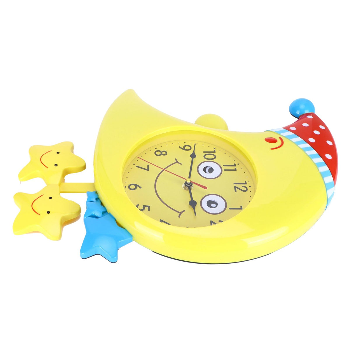 Wall Clock Cartoon Silent Non Ticking Decorative Wall Clock for Kid's Bedroom Studyroom Decor