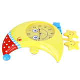 Wall Clock Cartoon Silent Non Ticking Decorative Wall Clock for Kid's Bedroom Studyroom Decor - 45-Degree Angle