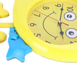 Wall Clock Cartoon Silent Non Ticking Decorative Wall Clock for Kid's Bedroom Studyroom Decor