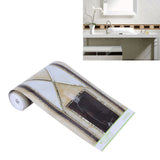 Self Adhesive Wall Sticker DIY Baseboard Waist Line Wallpaper Home Decals 15x500cm - Extra Image