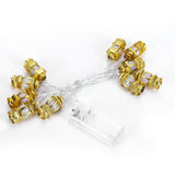 Kerosene Bottle Shape Decorative Light String for Muslim Ramadan Eid Festival Party Supplies - 45-Degree Angle