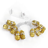 Kerosene Bottle Shape Decorative Light String for Muslim Ramadan Eid Festival Party Supplies - Close-Up Angle