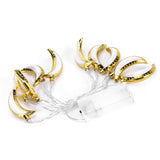 Gold Moon Shaped String Lights Decorative Lights Muslim Ramadan Eid Festival Party Home Decor