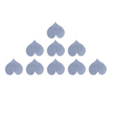 100PCS Self‑Adhesive Mirror Wall Stickers Heart Shape DIY Wall Decal for Home Bedroom Decor