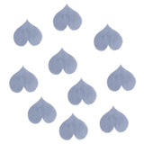 100PCS Self‑Adhesive Mirror Wall Stickers Heart Shape DIY Wall Decal for Home Bedroom Decor