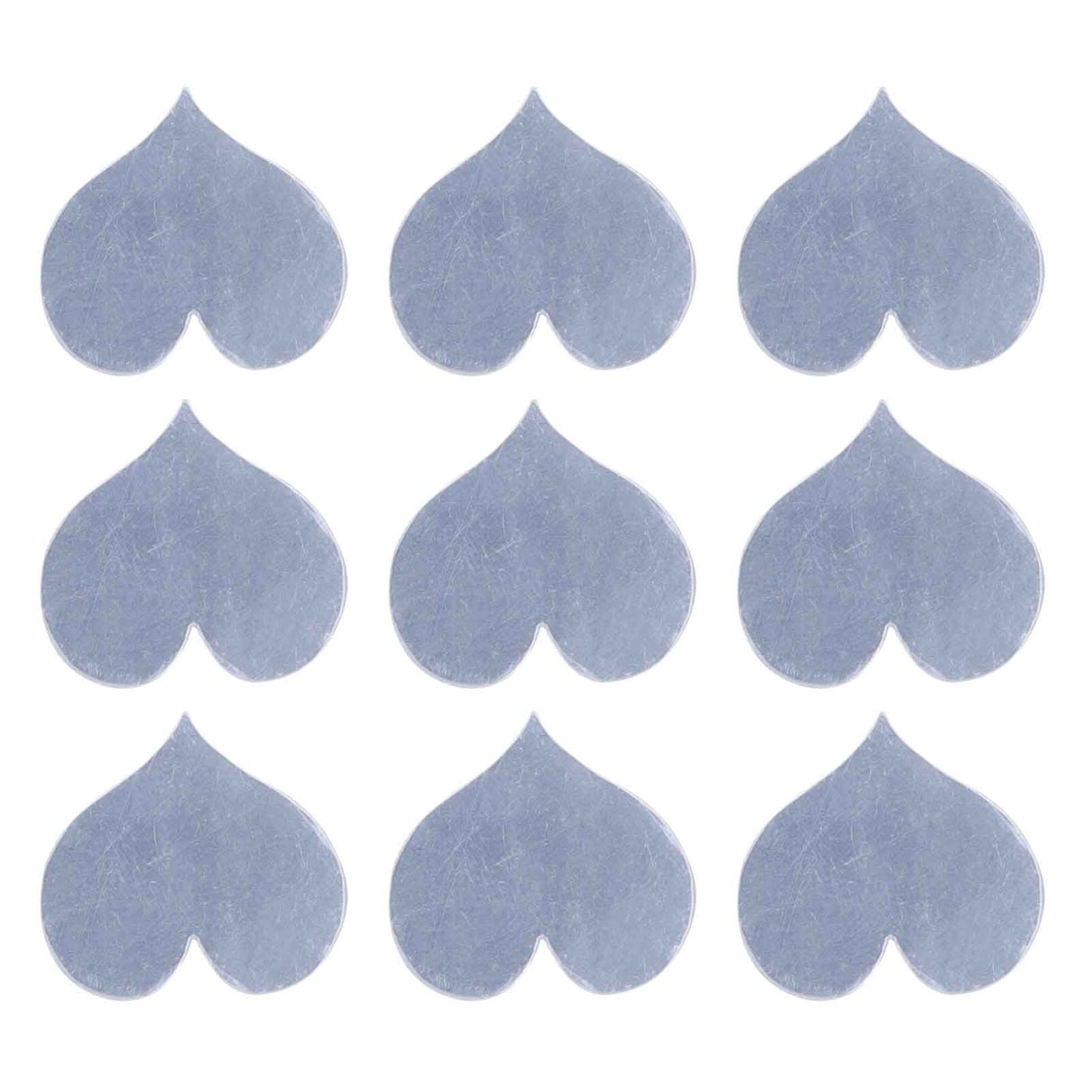 100PCS Self‑Adhesive Mirror Wall Stickers Heart Shape DIY Wall Decal for Home Bedroom Decor