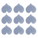 100PCS Self‑Adhesive Mirror Wall Stickers Heart Shape DIY Wall Decal for Home Bedroom Decor