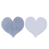 100PCS Self‑Adhesive Mirror Wall Stickers Heart Shape DIY Wall Decal for Home Bedroom Decor - Close-Up Angle