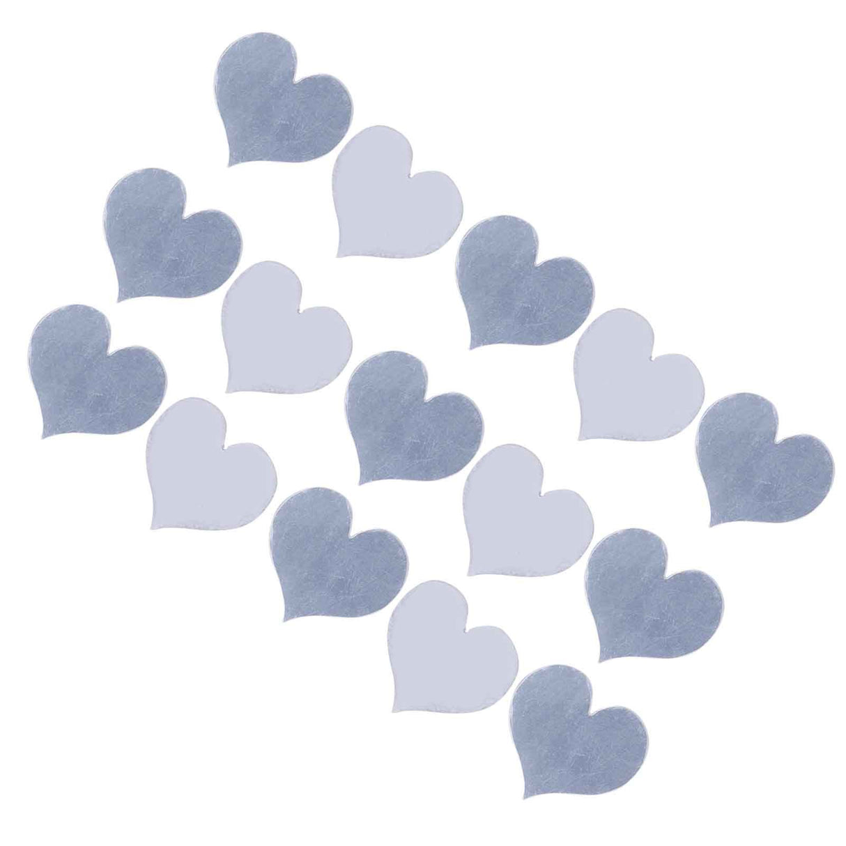 100PCS Self‑Adhesive Mirror Wall Stickers Heart Shape DIY Wall Decal for Home Bedroom Decor