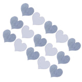 100PCS Self‑Adhesive Mirror Wall Stickers Heart Shape DIY Wall Decal for Home Bedroom Decor - Low Angle