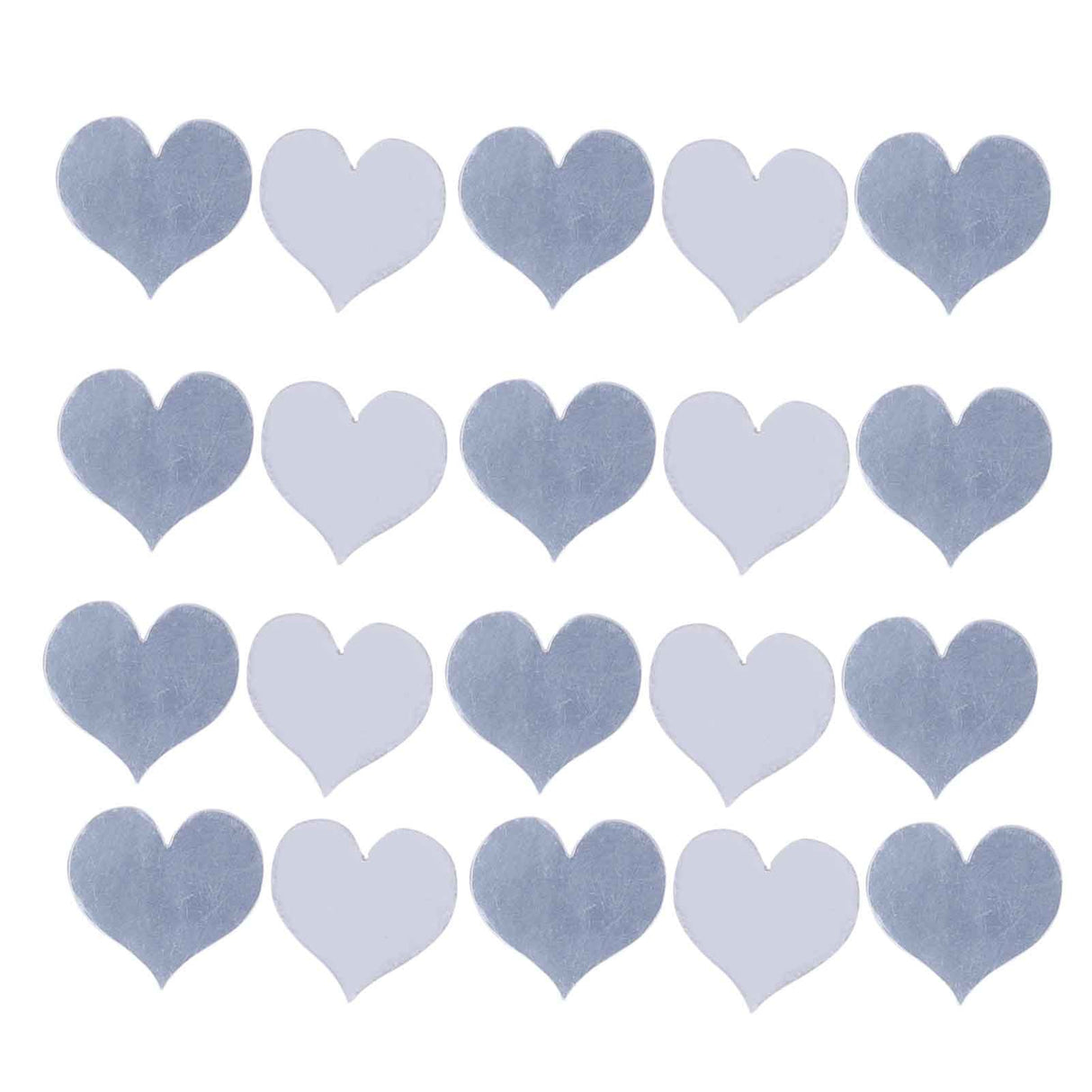 100PCS Self‑Adhesive Mirror Wall Stickers Heart Shape DIY Wall Decal for Home Bedroom Decor