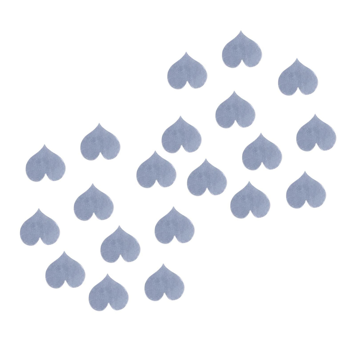100PCS Self‑Adhesive Mirror Wall Stickers Heart Shape DIY Wall Decal for Home Bedroom Decor