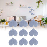100PCS Self‑Adhesive Mirror Wall Stickers Heart Shape DIY Wall Decal for Home Bedroom Decor - Extra Image