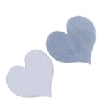 100PCS Self‑Adhesive Mirror Wall Stickers Heart Shape DIY Wall Decal for Home Bedroom Decor