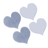100PCS Self‑Adhesive Mirror Wall Stickers Heart Shape DIY Wall Decal for Home Bedroom Decor - Extra Image