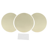 Round Mirror Wall Sticker DIY Wall Decal for Home Living Room TV Background Bedroom DecorGold