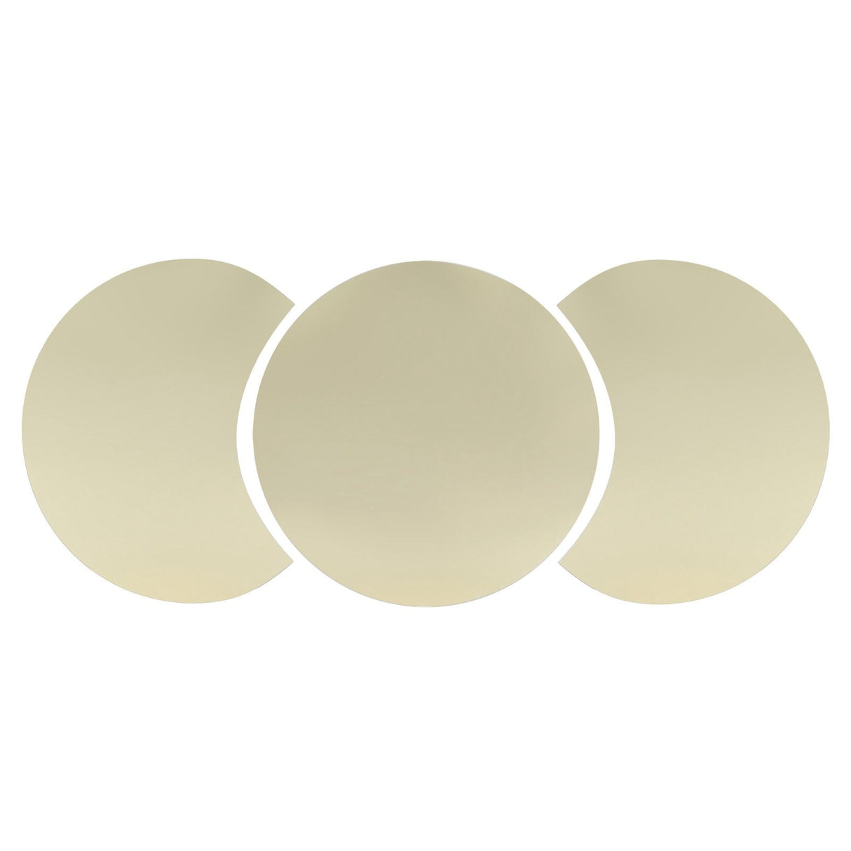 Round Mirror Wall Sticker DIY Wall Decal for Home Living Room TV Background Bedroom DecorGold