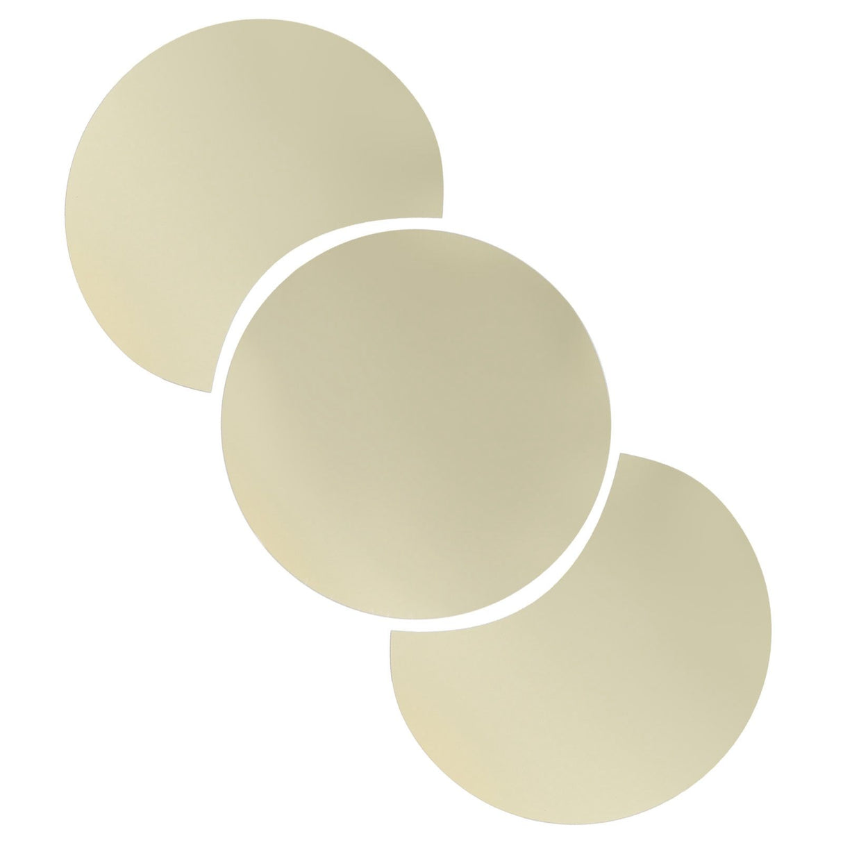 Round Mirror Wall Sticker DIY Wall Decal for Home Living Room TV Background Bedroom DecorGold