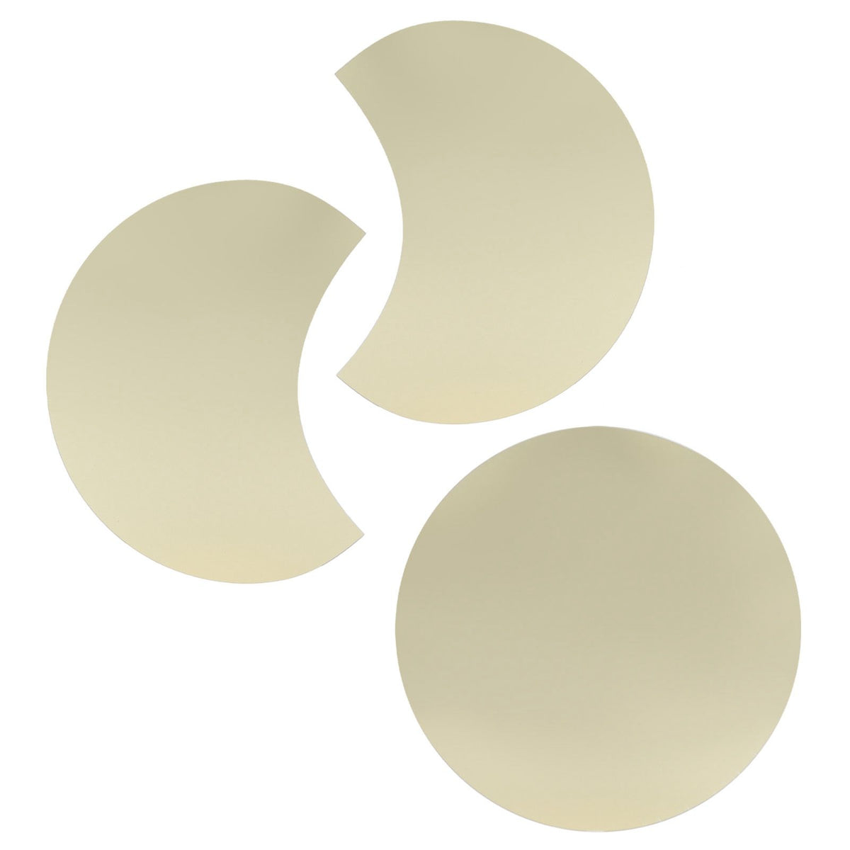 Round Mirror Wall Sticker DIY Wall Decal for Home Living Room TV Background Bedroom DecorGold