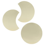 Round Mirror Wall Sticker DIY Wall Decal for Home Living Room TV Background Bedroom DecorGold