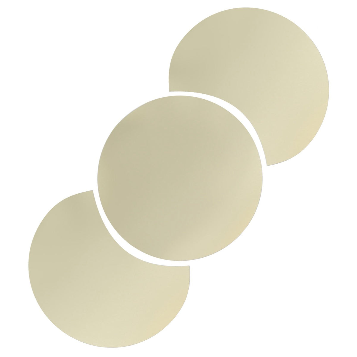 Round Mirror Wall Sticker DIY Wall Decal for Home Living Room TV Background Bedroom DecorGold