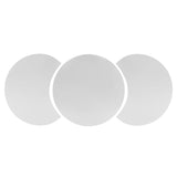 Round Mirror Wall Sticker DIY Wall Decal for Home Living Room TV Background Bedroom DecorSilver