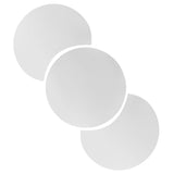 Round Mirror Wall Sticker DIY Wall Decal for Home Living Room TV Background Bedroom DecorSilver