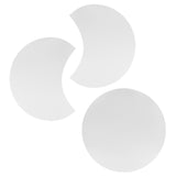 Round Mirror Wall Sticker DIY Wall Decal for Home Living Room TV Background Bedroom DecorSilver - Extra Image