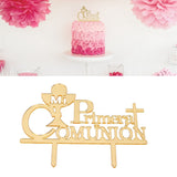 Acrylic Cake Topper Insert Sticks for Wedding Valentine Anniversaries Cake Decoration - Extra Image