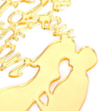 Cake Insert Gold Mirror Surface Cake Topper for Wedding Party Holiday Decoration - Extra Image