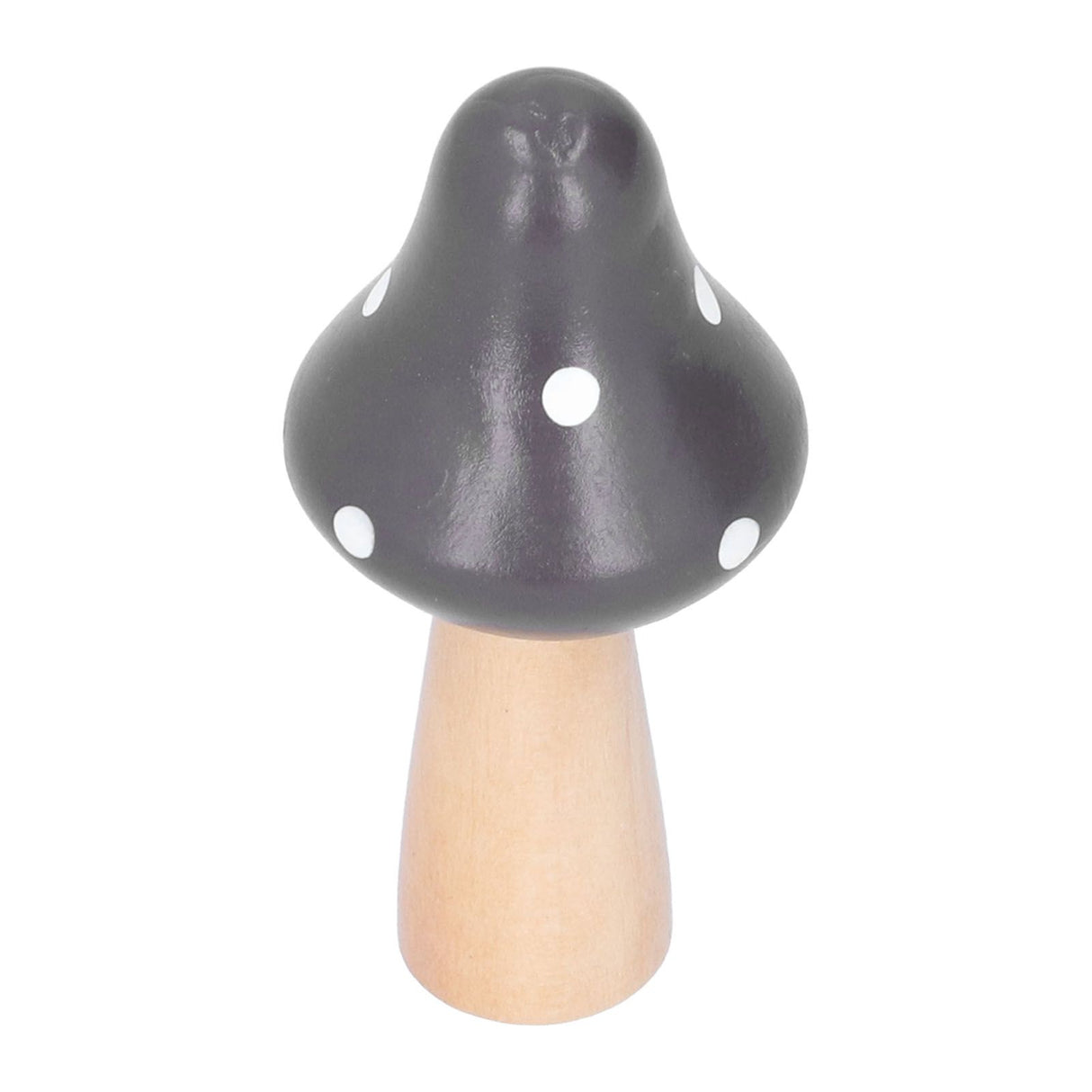 3Pcs/Set Mushroom Crafts Innovative Cute Wooden Ornaments Home Office Desktop DecorationBrown