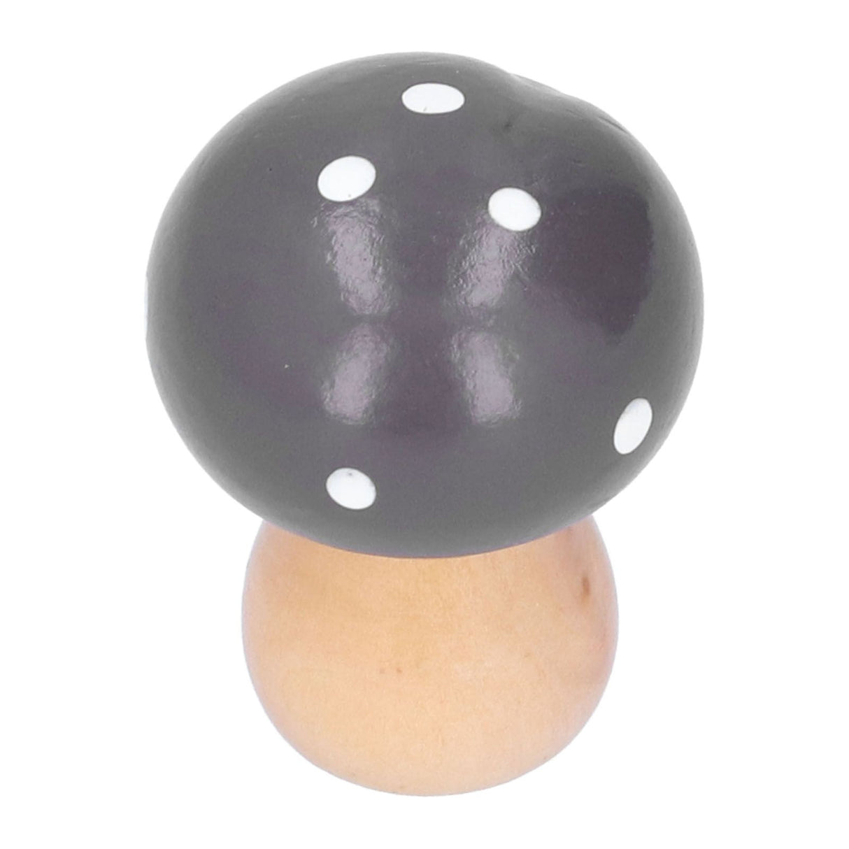 3Pcs/Set Mushroom Crafts Innovative Cute Wooden Ornaments Home Office Desktop DecorationBrown